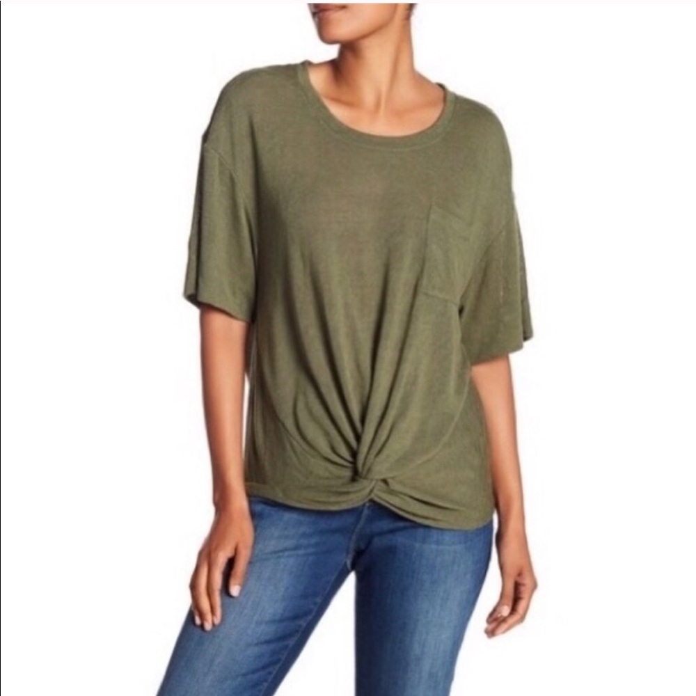 Sanctuary Twisted Hem Tee